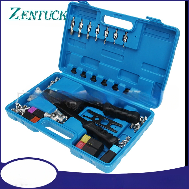 Ručni set alata za rivet-nut, 125 kom., aluminijske rivet-nut M3–M12, u kutiji, bez površinske obrade