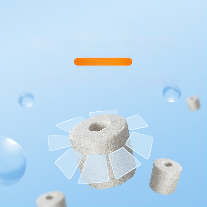 Akvariumui filtravimo terpė: keraminių žiedų ir stiklo žiedų biocheminiam filtravimui, 500 g