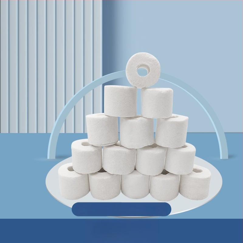 Akvariumui filtravimo terpė: keraminių žiedų ir stiklo žiedų biocheminiam filtravimui, 500 g