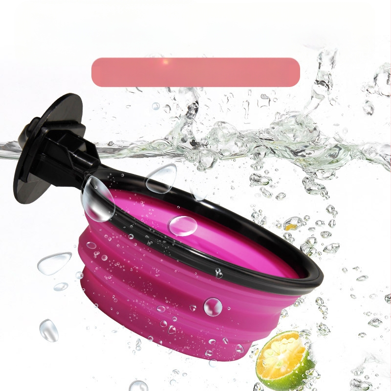 Pakaramā suņu bļodiņa ar pretslīdēšanas funkciju, saliekama, TPR materiāls