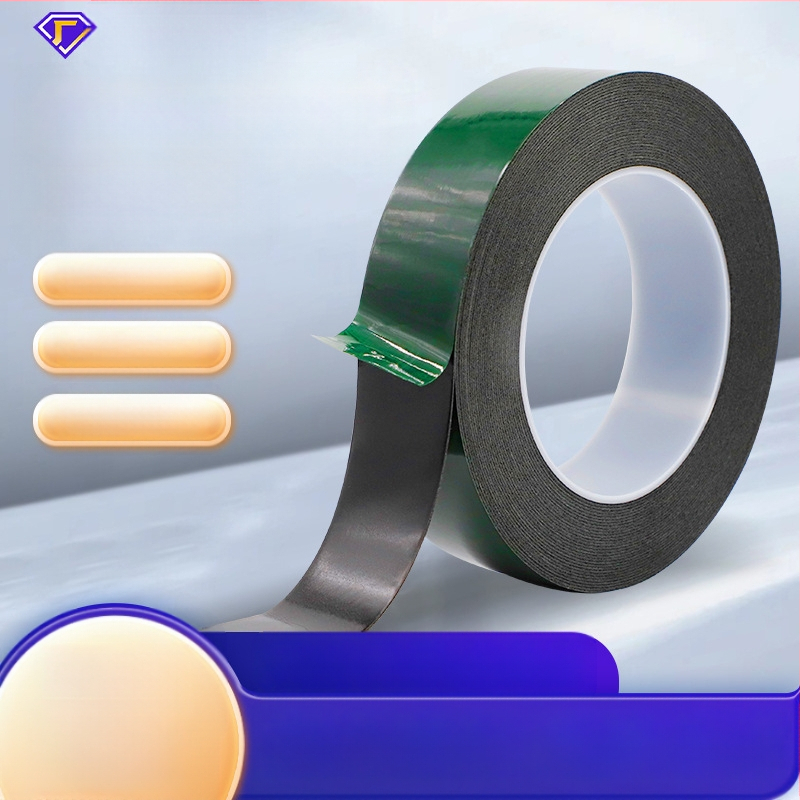 Ταινία PE αφρού διπλής όψεως με ακρυλικό κόλλο, αδιάβροχη και απορροφητική κραδασμών, για αυτοκίνητα LED ετικέτες, με φιλμ αποδέσμευσης