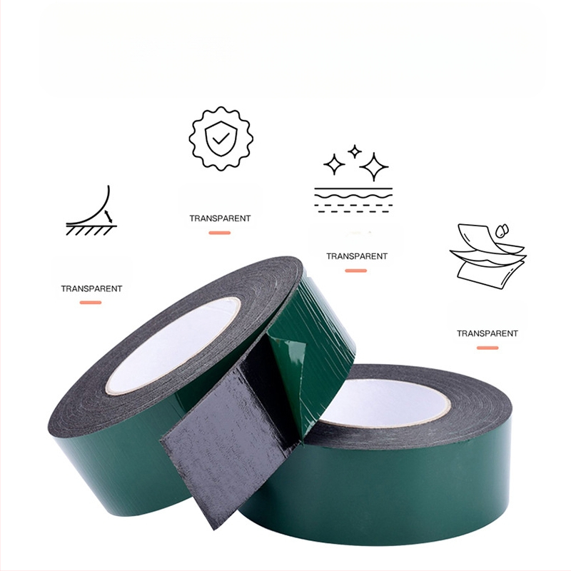 Ταινία PE αφρού διπλής όψεως με ακρυλικό κόλλο, αδιάβροχη και απορροφητική κραδασμών, για αυτοκίνητα LED ετικέτες, με φιλμ αποδέσμευσης