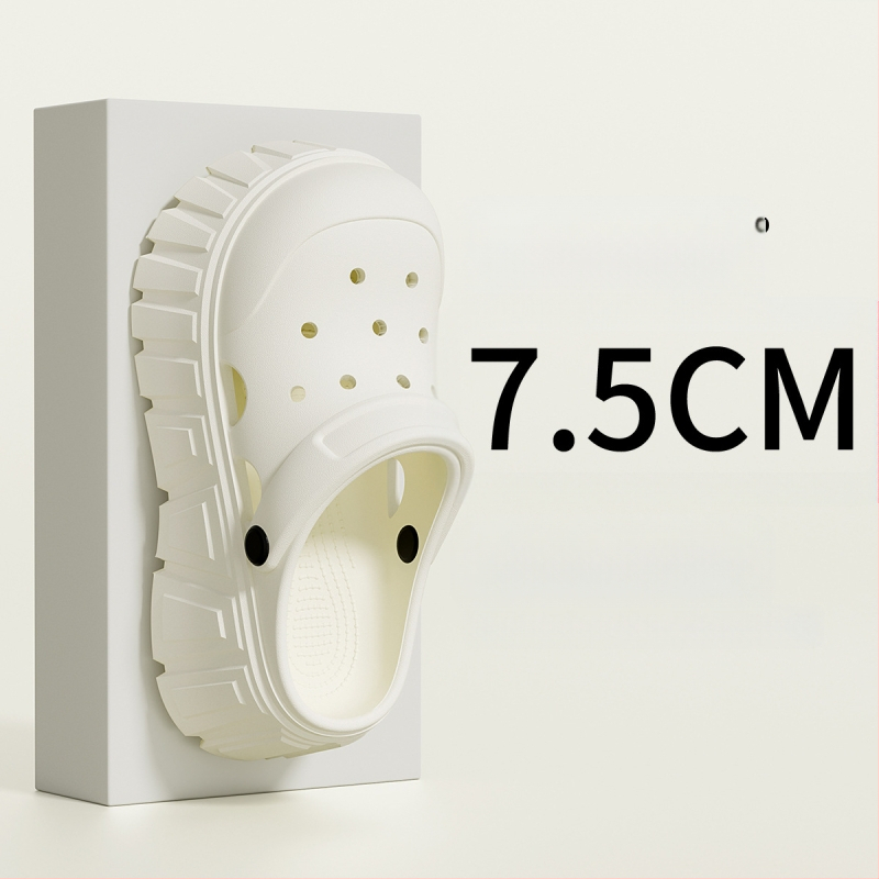 Crocs γυναικεία σάνδαλα με παχύ πάτο, αναπνεύσιμη EVA άνω επιφάνεια, EVA σόλα 3.5 cm+, κατασκευή injection-molded, Καλοκαίρι 2025