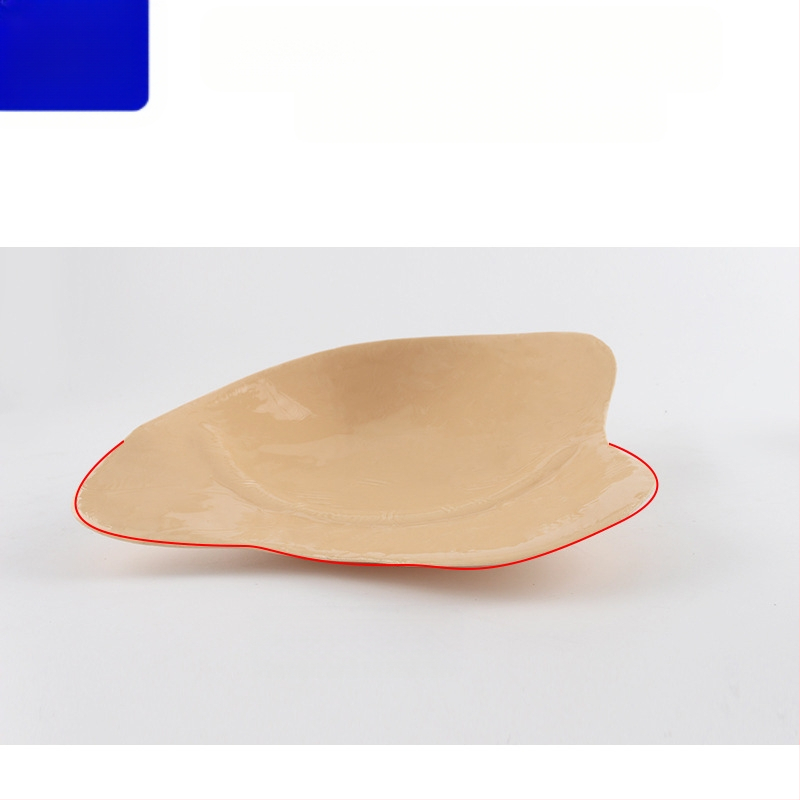 Vienos dalių silikoninė krūties pagalvėlė su katės ausų forma, be dirželių, atspari vandeniui, push-up, nematoma, ultra plona