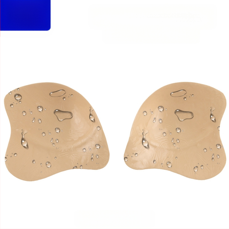 Vienos dalių silikoninė krūties pagalvėlė su katės ausų forma, be dirželių, atspari vandeniui, push-up, nematoma, ultra plona