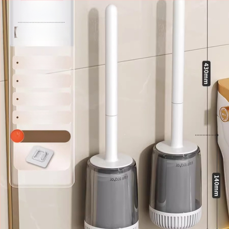 Silikoninis tualeto šepetėlis, sieninis montavimas, dizainas be mirusio kampo – Good Helper