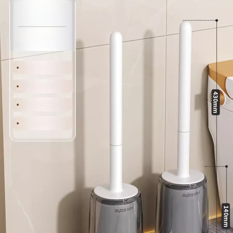 Silikoninis tualeto šepetėlis, sieninis montavimas, dizainas be mirusio kampo – Good Helper