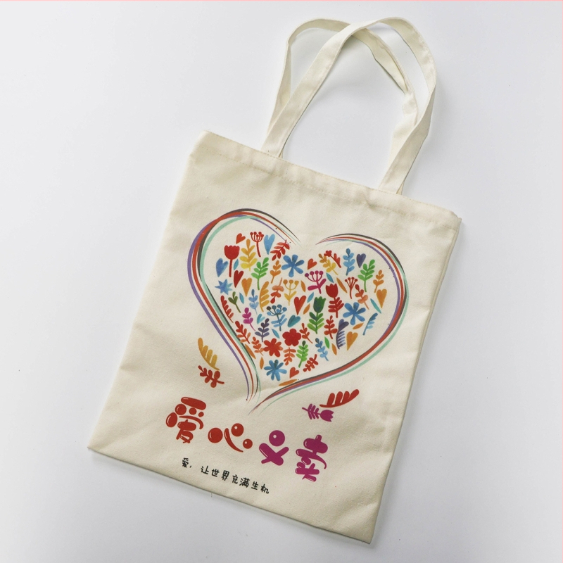 Drobė tote krepšys su didele talpa, pritaikomas, UV spausdinimas