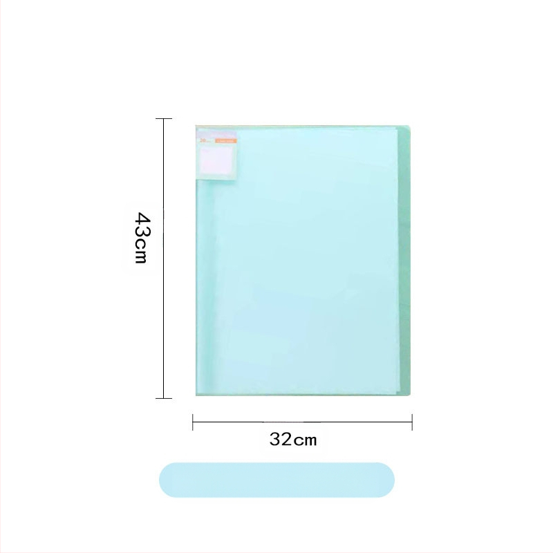 Chihai Ματ διάφανο πλαστικό Data Book για συλλογή σκίτσων τέχνης, 20 σελίδες, 0,8 mm πάχος, με εκτυπωμένο λογότυπο