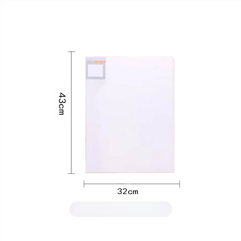 Chihai Ματ διάφανο πλαστικό Data Book για συλλογή σκίτσων τέχνης, 20 σελίδες, 0,8 mm πάχος, με εκτυπωμένο λογότυπο