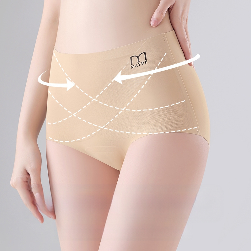 Moterų aukšto juosmens kelnaitės iš nailono – antibakterinės, be matomų linijų, kvėpuojančios, pilvo kontrolė