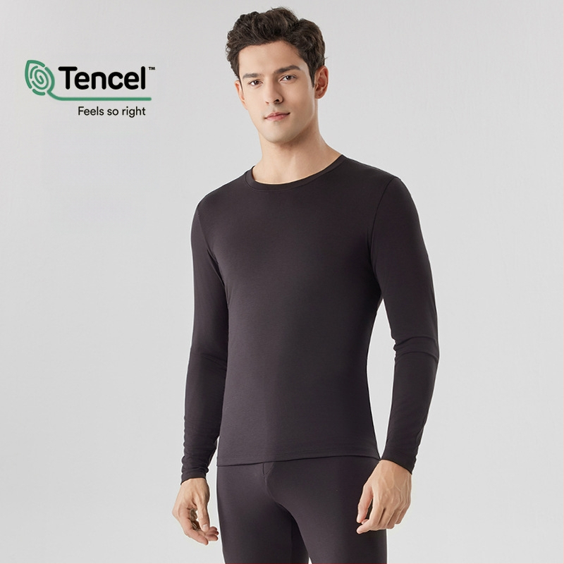 Vyrų Modalinis šiluminis apatinių komplektas — plonas audinys, 160 g/m², vidutinė šiluma, kvėpuojantis