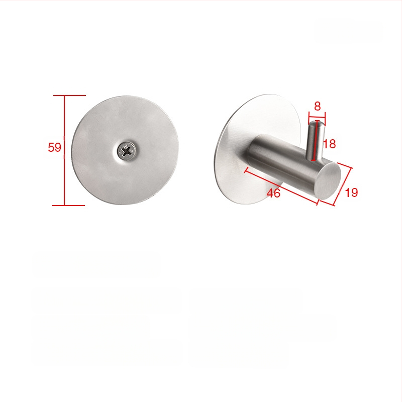 Σετ μπάνιου - ανοξείδωτο ατσάλι 304, εγκατάσταση χωρίς διάτρηση, μοντέρνο μινιμαλιστικό στυλ, Youhonggao