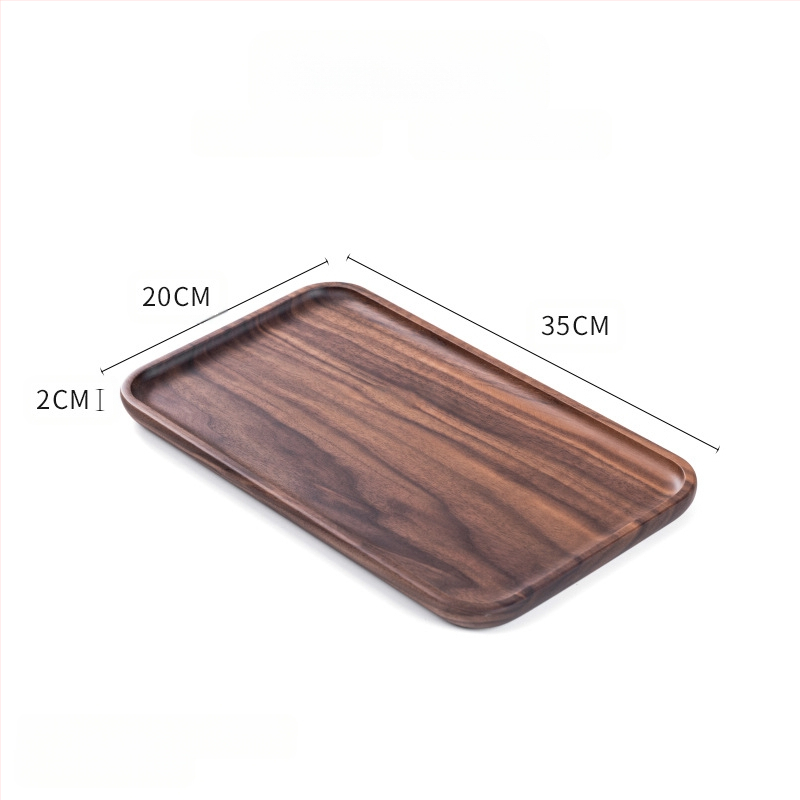 Apvalus medinis patiekalų padėklas sušiui ir vaisiams, japonų stiliaus, purškiamo paviršiaus apdaila, logotipas atspausdintas