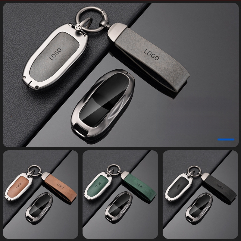 Tesla Model 3 klavišų dėklas — nauja versija, apsauginis korpusas nuotoliniam valdymui ir klavišų kortelei, cinko lydinys