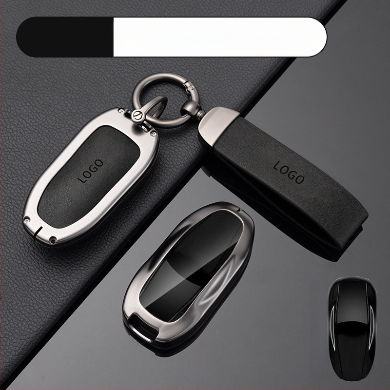 Tesla Model 3 klavišų dėklas — nauja versija, apsauginis korpusas nuotoliniam valdymui ir klavišų kortelei, cinko lydinys