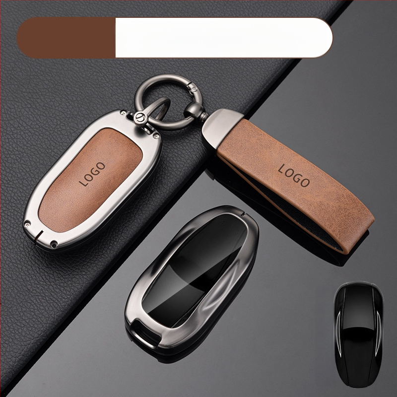 Tesla Model 3 klavišų dėklas — nauja versija, apsauginis korpusas nuotoliniam valdymui ir klavišų kortelei, cinko lydinys