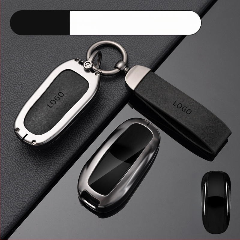 Tesla Model 3 klavišų dėklas — nauja versija, apsauginis korpusas nuotoliniam valdymui ir klavišų kortelei, cinko lydinys