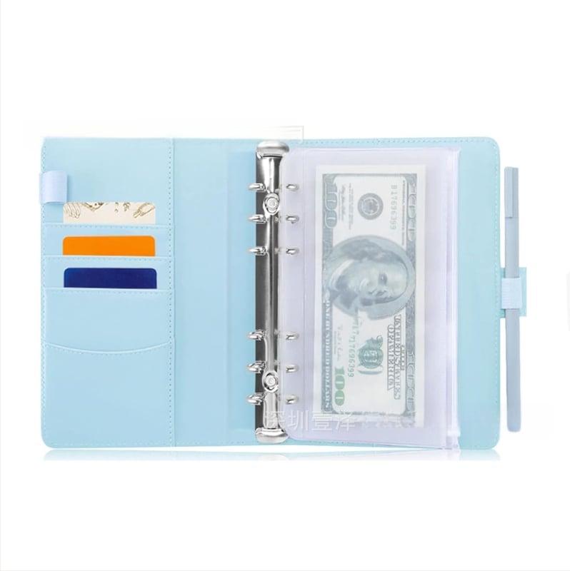 100 vokų iššūkio aplankas, dirbtinės odos viršelis, laisvas įrišimas, 25 lapai popieriaus iš medienos masės