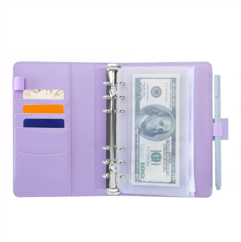 100 vokų iššūkio aplankas, dirbtinės odos viršelis, laisvas įrišimas, 25 lapai popieriaus iš medienos masės