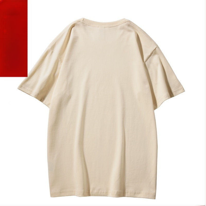 Medvilniniai marškinėliai su trumpomis rankovėmis, vienos spalvos, švelnus stilius, plonas audinys