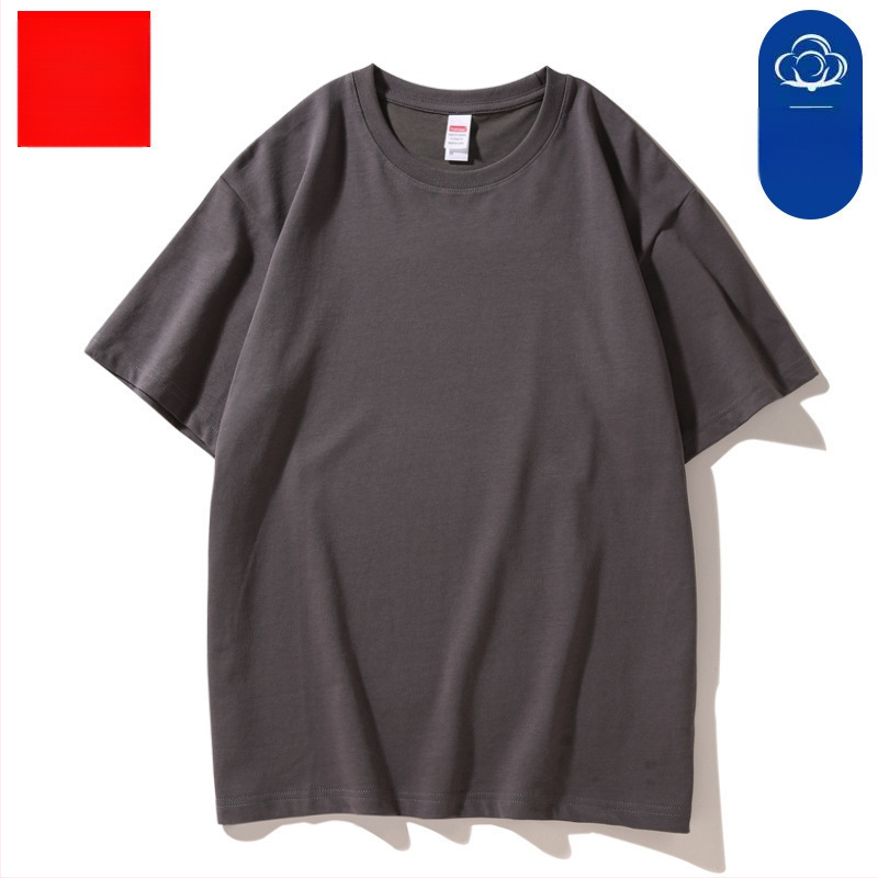 Medvilniniai marškinėliai su trumpomis rankovėmis, vienos spalvos, švelnus stilius, plonas audinys