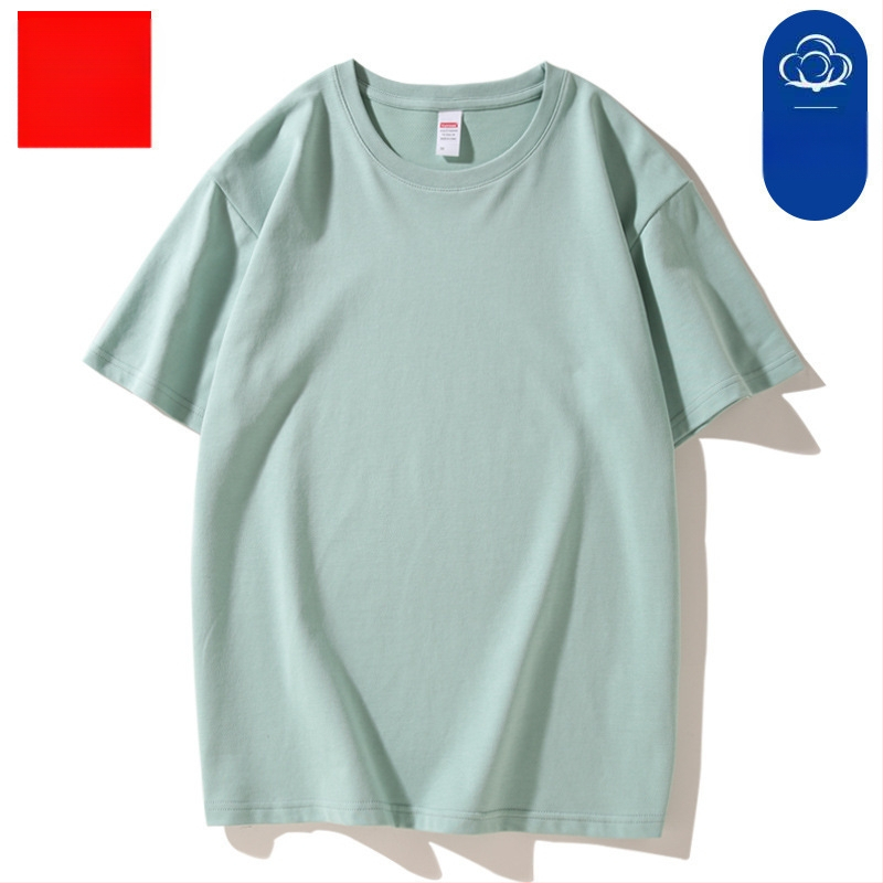Medvilniniai marškinėliai su trumpomis rankovėmis, vienos spalvos, švelnus stilius, plonas audinys