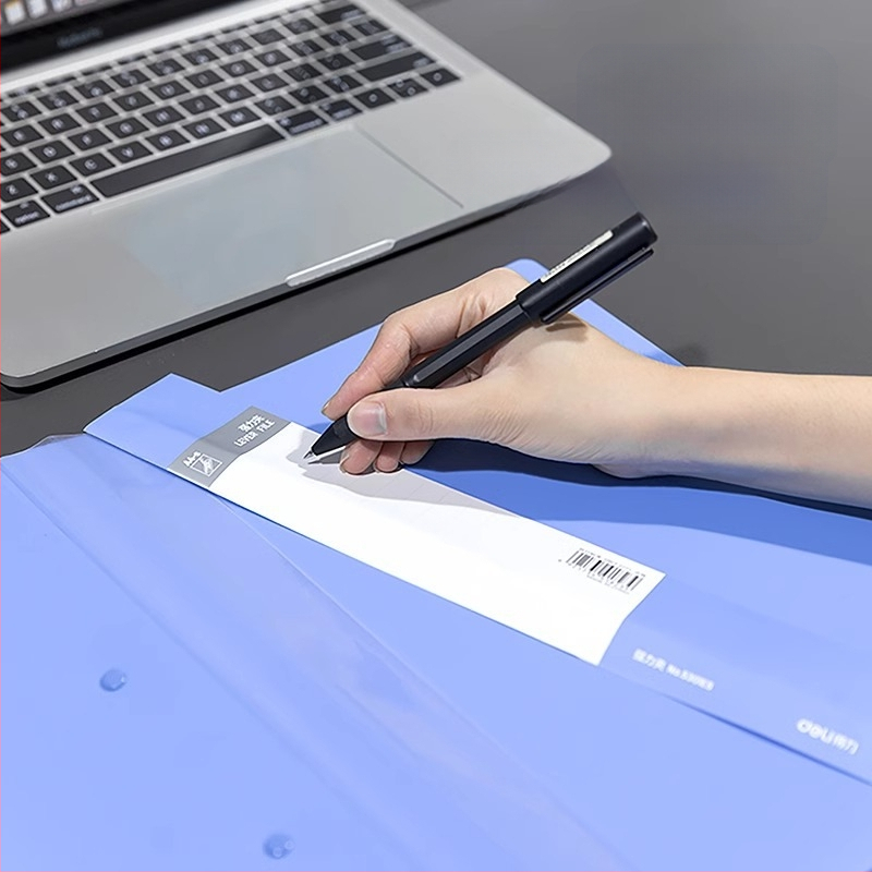 Deli 5301 Πλαστικός Κλιπ με Ισχυρό Κράτημα, Πάχος Πλάκας 0.7 mm, Πλάτος Πίσω 18 mm