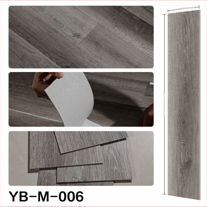 Αυτοκόλλητο PVC δάπεδο (LVT) με μοτίβο ξύλου, απομίμηση ξύλου, πάχος 1,5 mm, ενισχυμένη ανθεκτικότητα στη φθορά, μοντέρνο μινιμαλιστικό στυλ