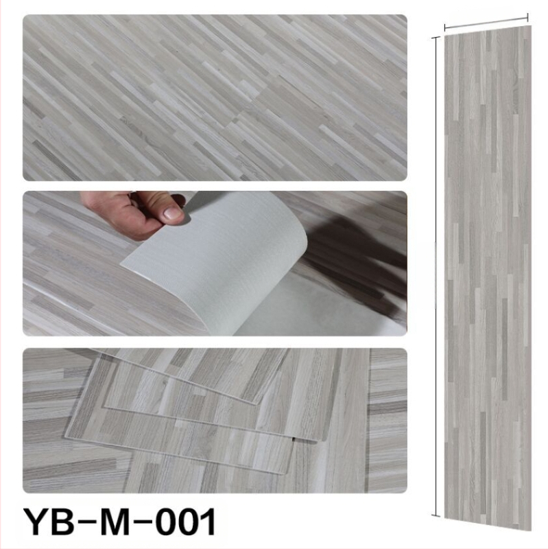 Αυτοκόλλητο PVC δάπεδο (LVT) με μοτίβο ξύλου, απομίμηση ξύλου, πάχος 1,5 mm, ενισχυμένη ανθεκτικότητα στη φθορά, μοντέρνο μινιμαλιστικό στυλ