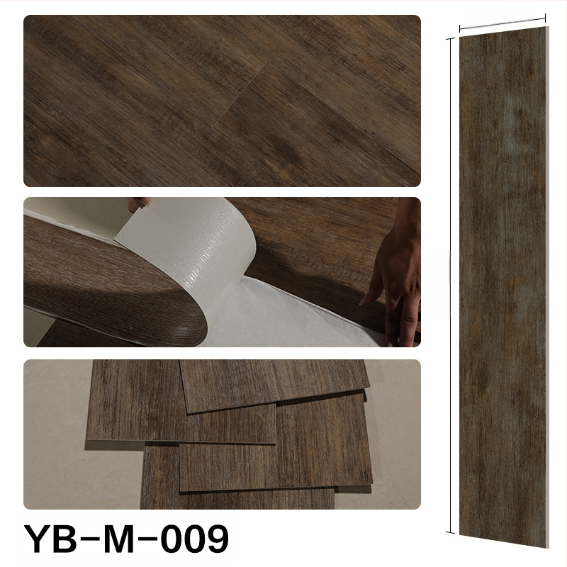 Αυτοκόλλητο PVC δάπεδο (LVT) με μοτίβο ξύλου, απομίμηση ξύλου, πάχος 1,5 mm, ενισχυμένη ανθεκτικότητα στη φθορά, μοντέρνο μινιμαλιστικό στυλ