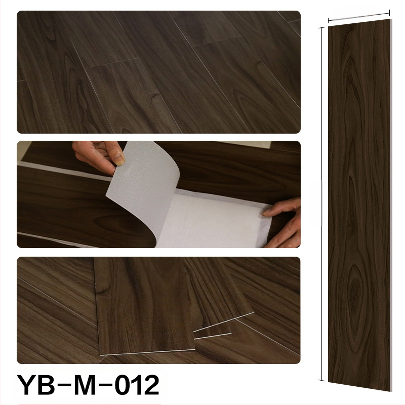 Αυτοκόλλητο PVC δάπεδο (LVT) με μοτίβο ξύλου, απομίμηση ξύλου, πάχος 1,5 mm, ενισχυμένη ανθεκτικότητα στη φθορά, μοντέρνο μινιμαλιστικό στυλ