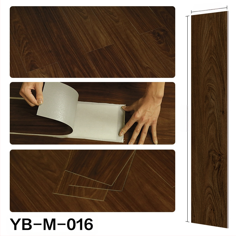 Αυτοκόλλητο PVC δάπεδο (LVT) με μοτίβο ξύλου, απομίμηση ξύλου, πάχος 1,5 mm, ενισχυμένη ανθεκτικότητα στη φθορά, μοντέρνο μινιμαλιστικό στυλ