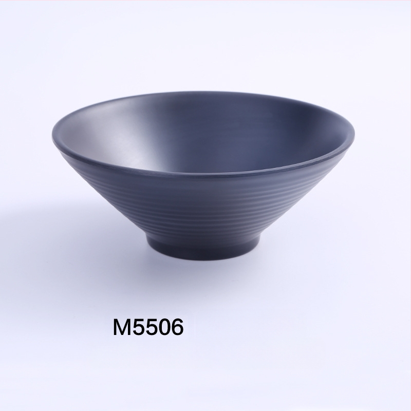 Melamininis dubuo makaronams, japonų stiliaus, apvalus, vienodas raštas, mikrobangų krosnelė nėra tinkama