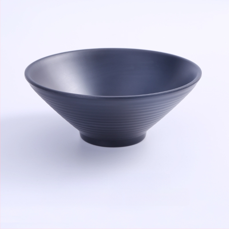 Melamininis dubuo makaronams, japonų stiliaus, apvalus, vienodas raštas, mikrobangų krosnelė nėra tinkama