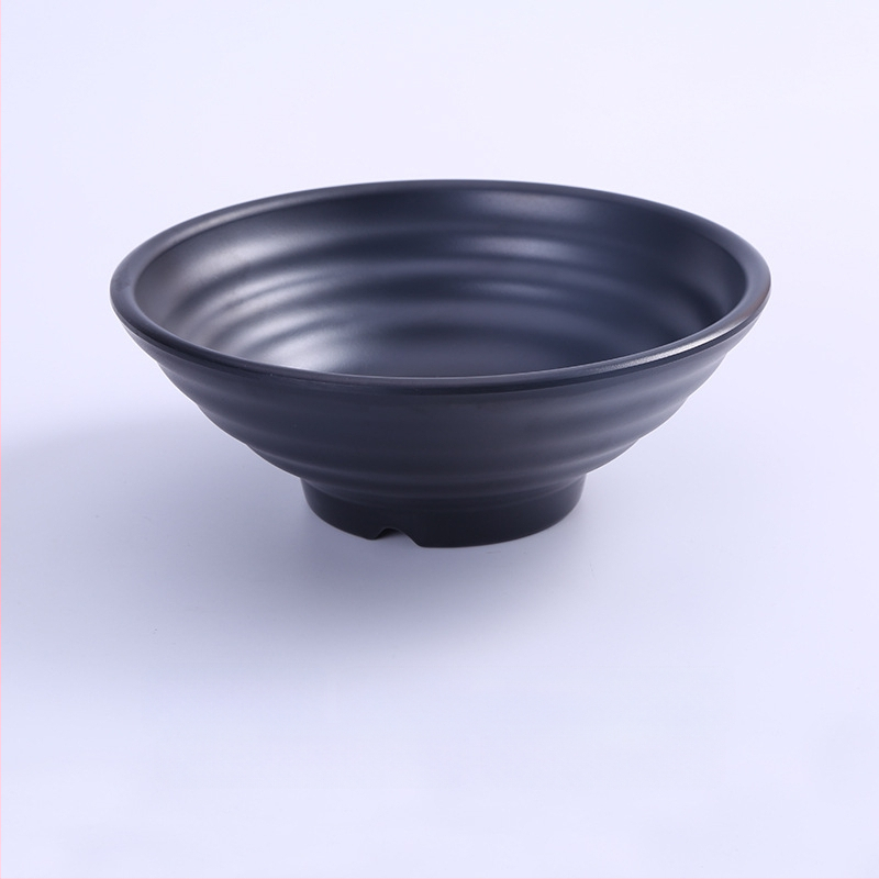 Melamininis dubuo makaronams, japonų stiliaus, apvalus, vienodas raštas, mikrobangų krosnelė nėra tinkama