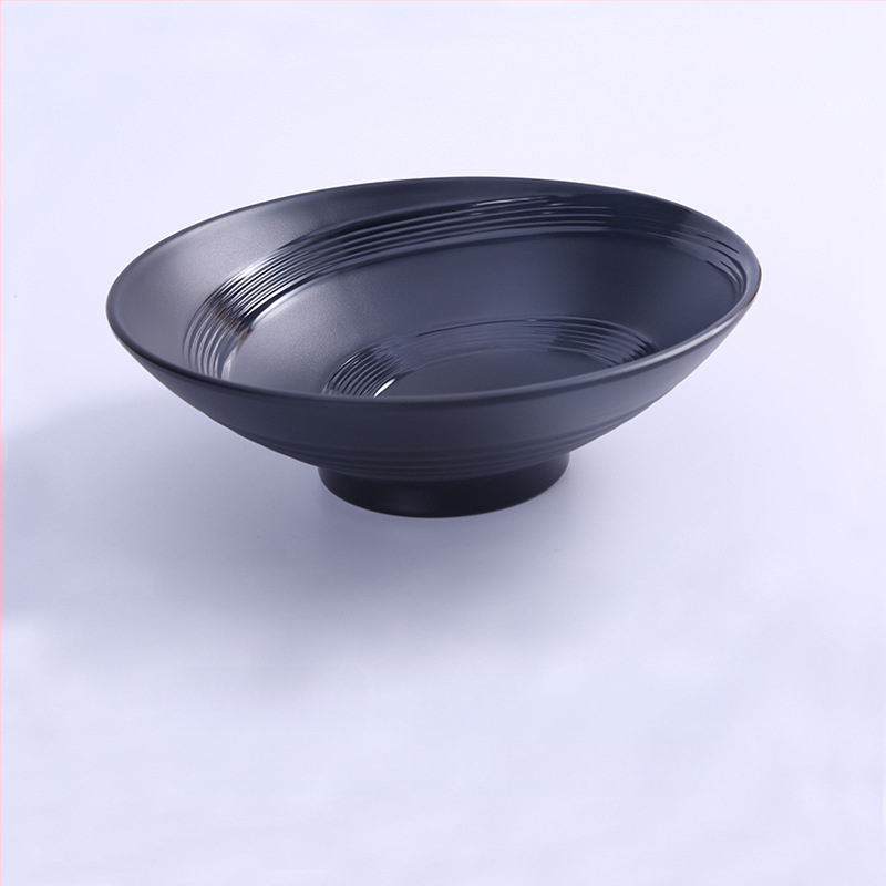 Melamininis dubuo makaronams, japonų stiliaus, apvalus, vienodas raštas, mikrobangų krosnelė nėra tinkama