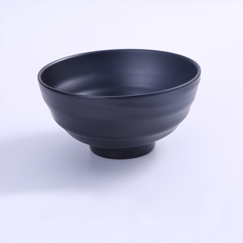 Melamininis dubuo makaronams, japonų stiliaus, apvalus, vienodas raštas, mikrobangų krosnelė nėra tinkama