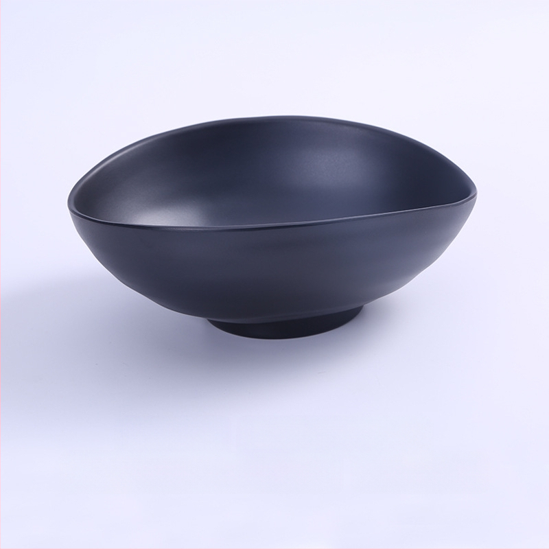 Melamininis dubuo makaronams, japonų stiliaus, apvalus, vienodas raštas, mikrobangų krosnelė nėra tinkama