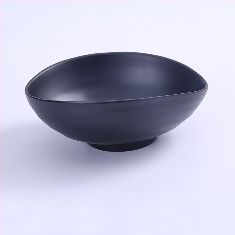 Melamininis dubuo makaronams, japonų stiliaus, apvalus, vienodas raštas, mikrobangų krosnelė nėra tinkama