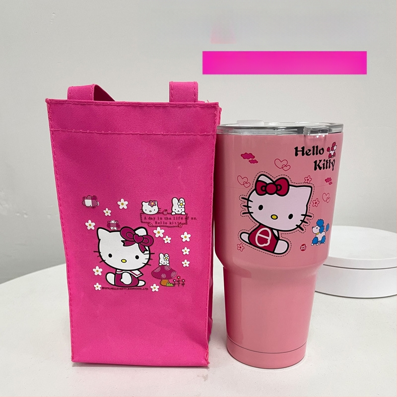 Karikatūrų dizaino puodelio rankovė, audinio medžiaga, logotipo spausdinimas, pritaikymas, kūrybingas stilius, supakuota į OPP maišelį