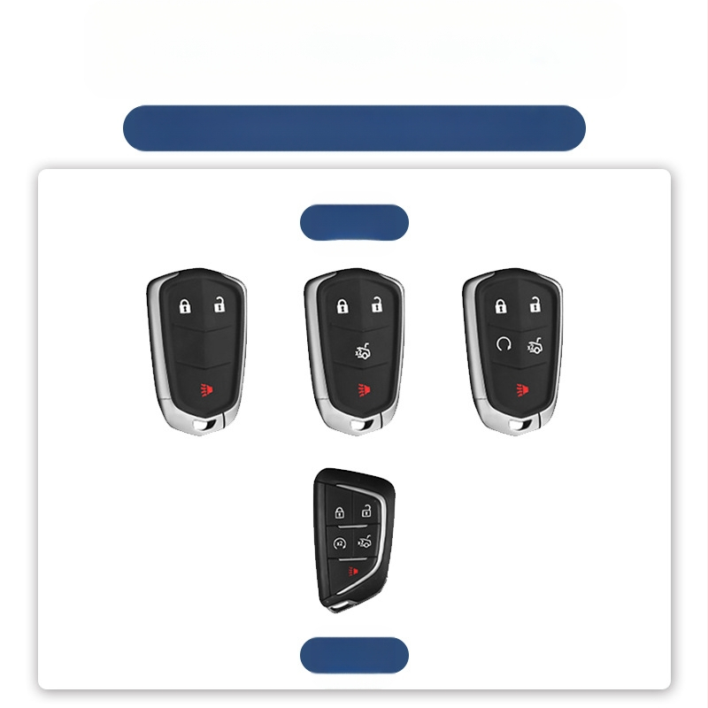 Cadillac raktų dėklas CT4/CT5/CT6/XTS/XT4/XT5/XT6/ATSL – cinko lydinys, verslo stilius