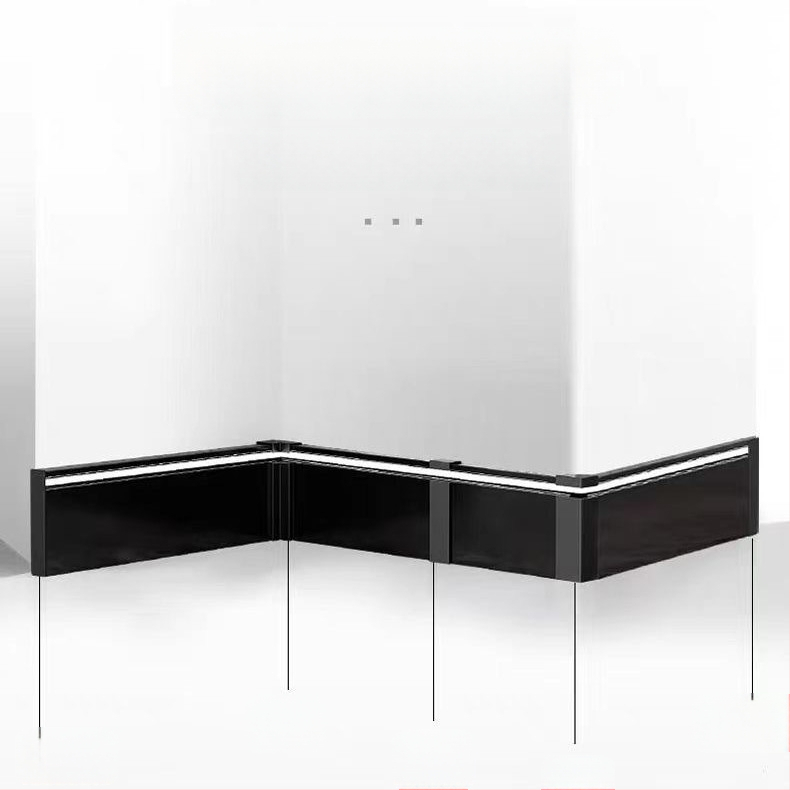 Алуминиев подов борд с повърхностно монтирана LED лента – модерен стил, OEM персонализиране