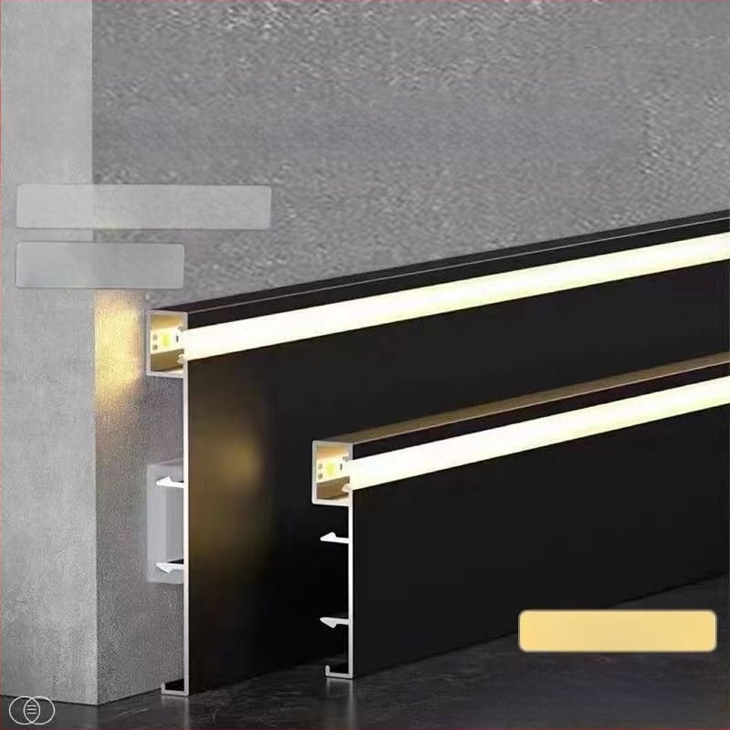 Алуминиев подов борд с повърхностно монтирана LED лента – модерен стил, OEM персонализиране