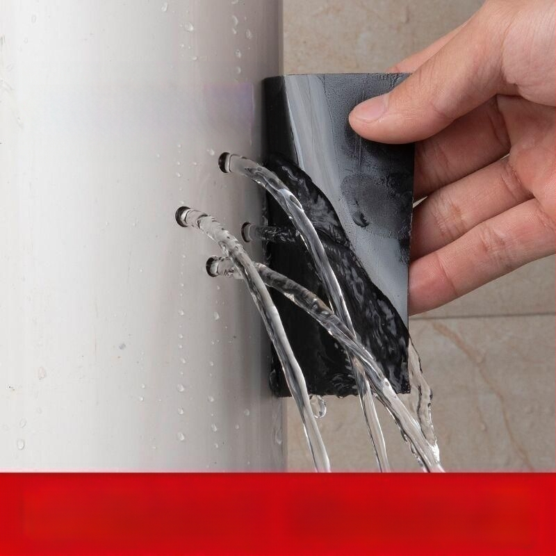 Vandentiekio vamzdžių nuotėkio juosta, atspari vandeniui, aukšto klampumo klijai