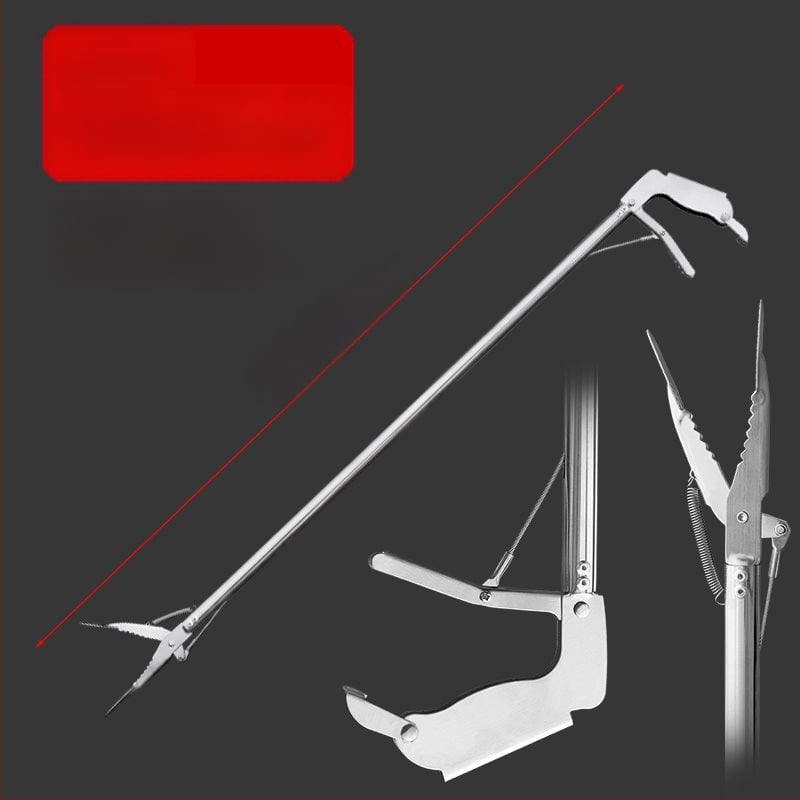 Plastmasas teleskopisks klips ar garu rokturi higiēnai tualetes tīrīšanai