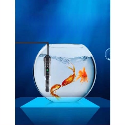 Automātisks konstanttemperatūras akvārija apkures stienis, stikla korpuss, 25–50W, 0,5 kg, Jingbang, piemērots maziem akvārijiem ar zivīm un bruņurupučiem