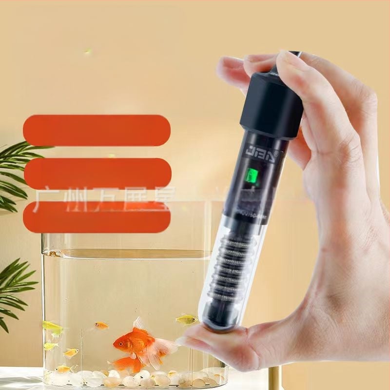 Automātisks konstanttemperatūras akvārija apkures stienis, stikla korpuss, 25–50W, 0,5 kg, Jingbang, piemērots maziem akvārijiem ar zivīm un bruņurupučiem