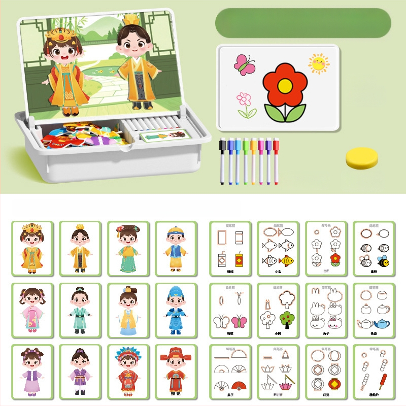 Interesting DIY Plastikiniai Magnetiniai 3D Puzzle Blokai Vaikams 4–6 Metų