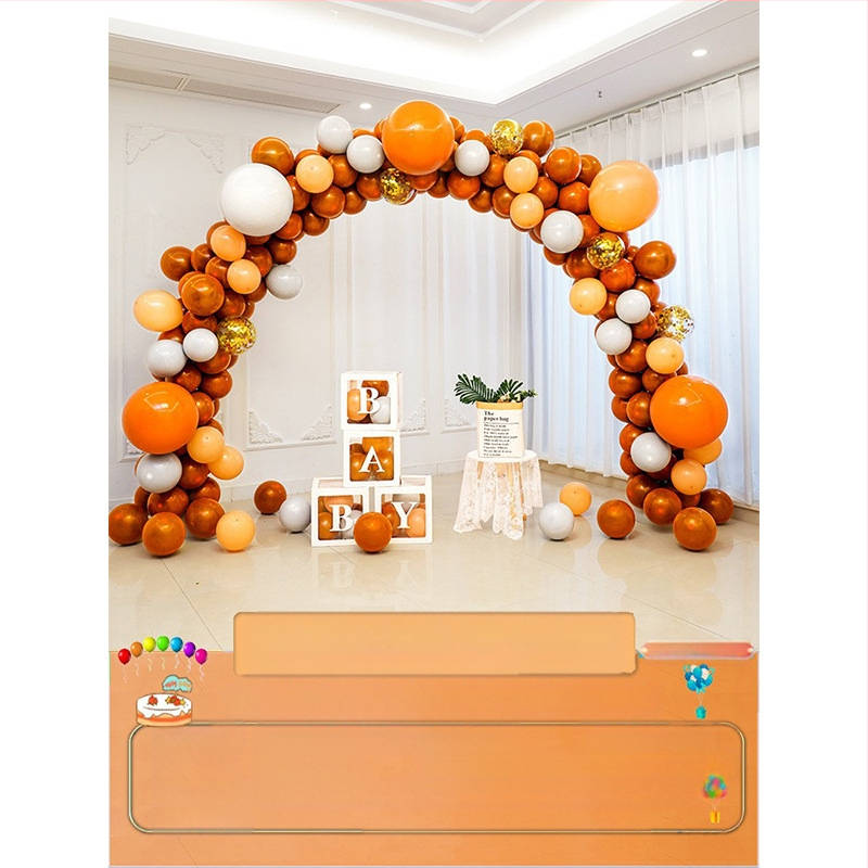 Lateksna balonska arkadna kolona, oblik vanzemaljca, marka Quiet, bez logotipa, tip balona: latex